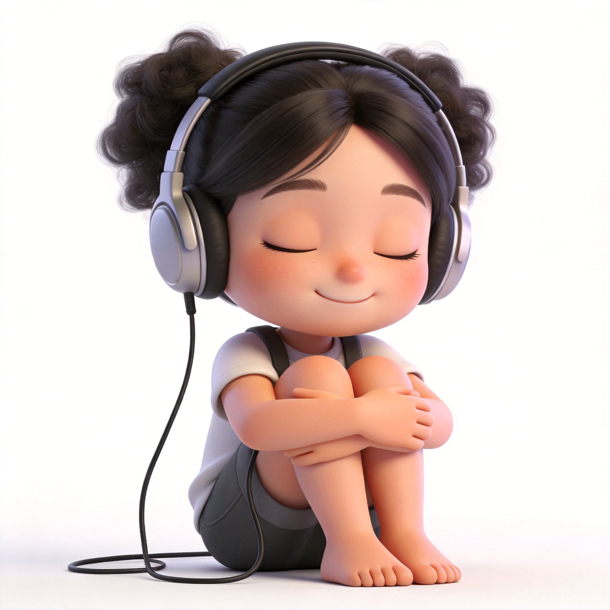 listening to music单词图片