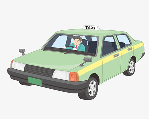 taxi单词图片