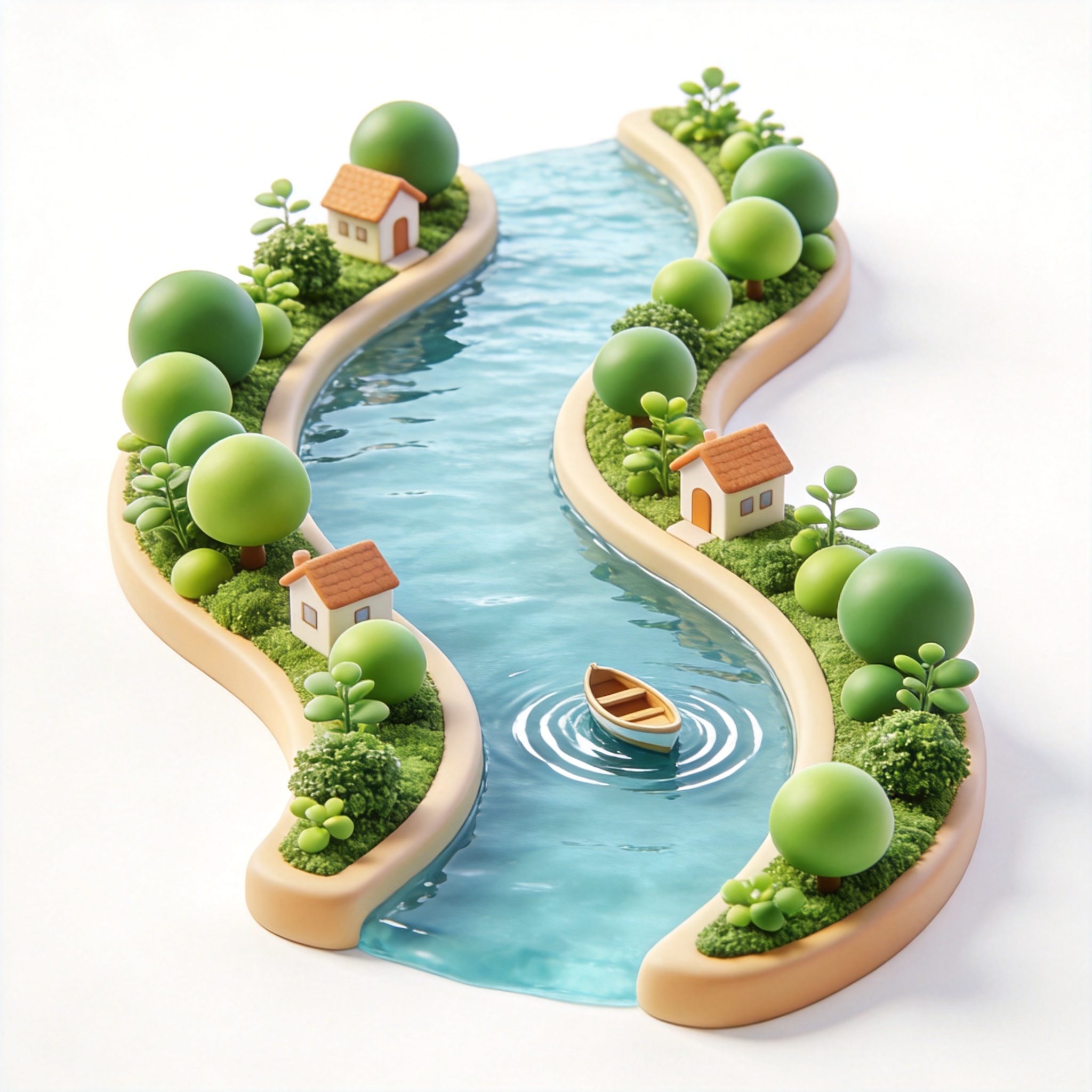 waterway单词图片