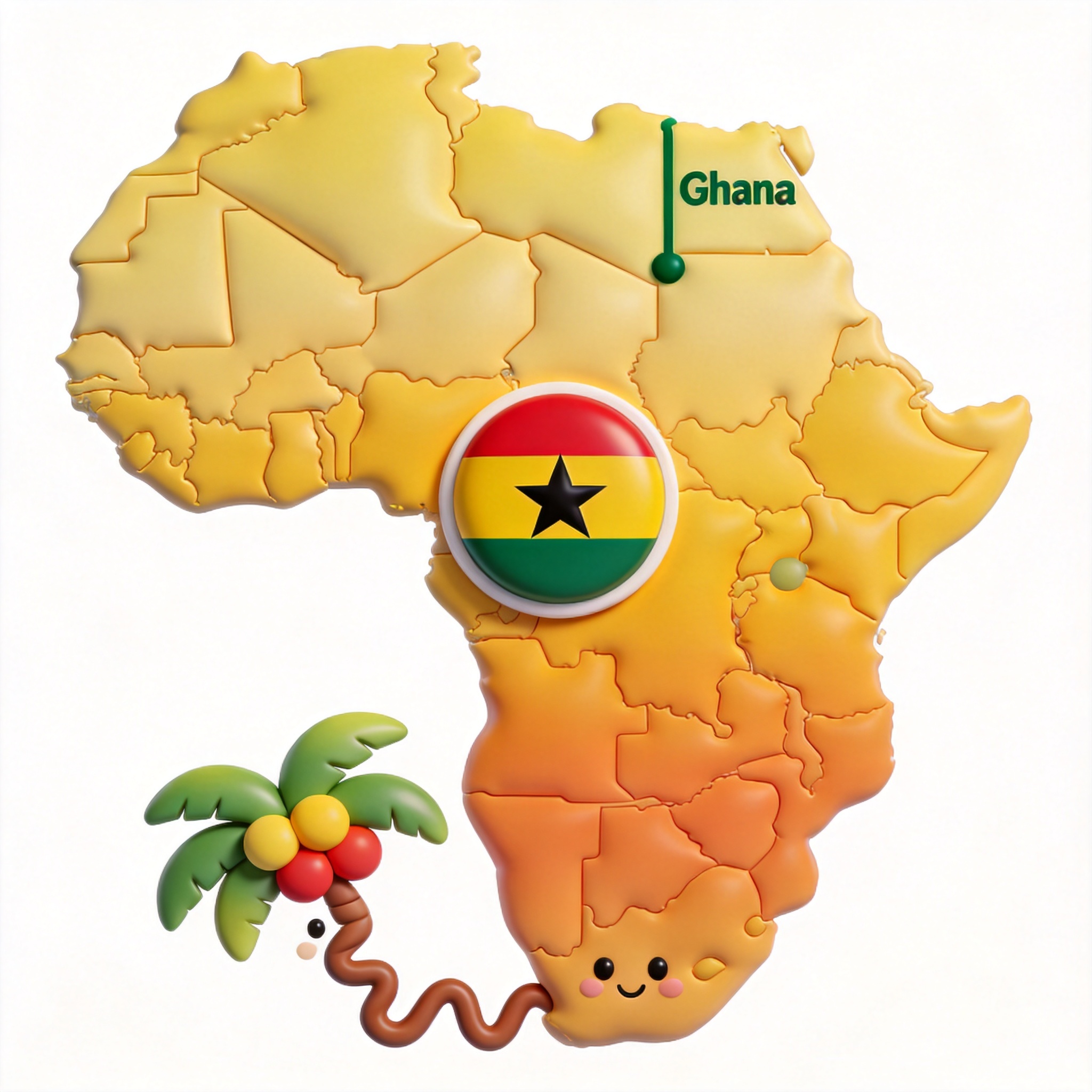 Ghana单词图片