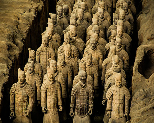 the Terracotta Army单词图片