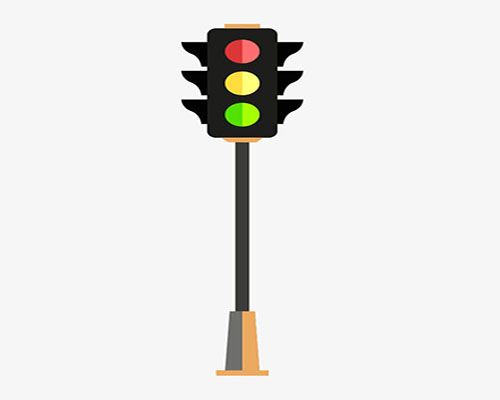 traffic lights单词图片