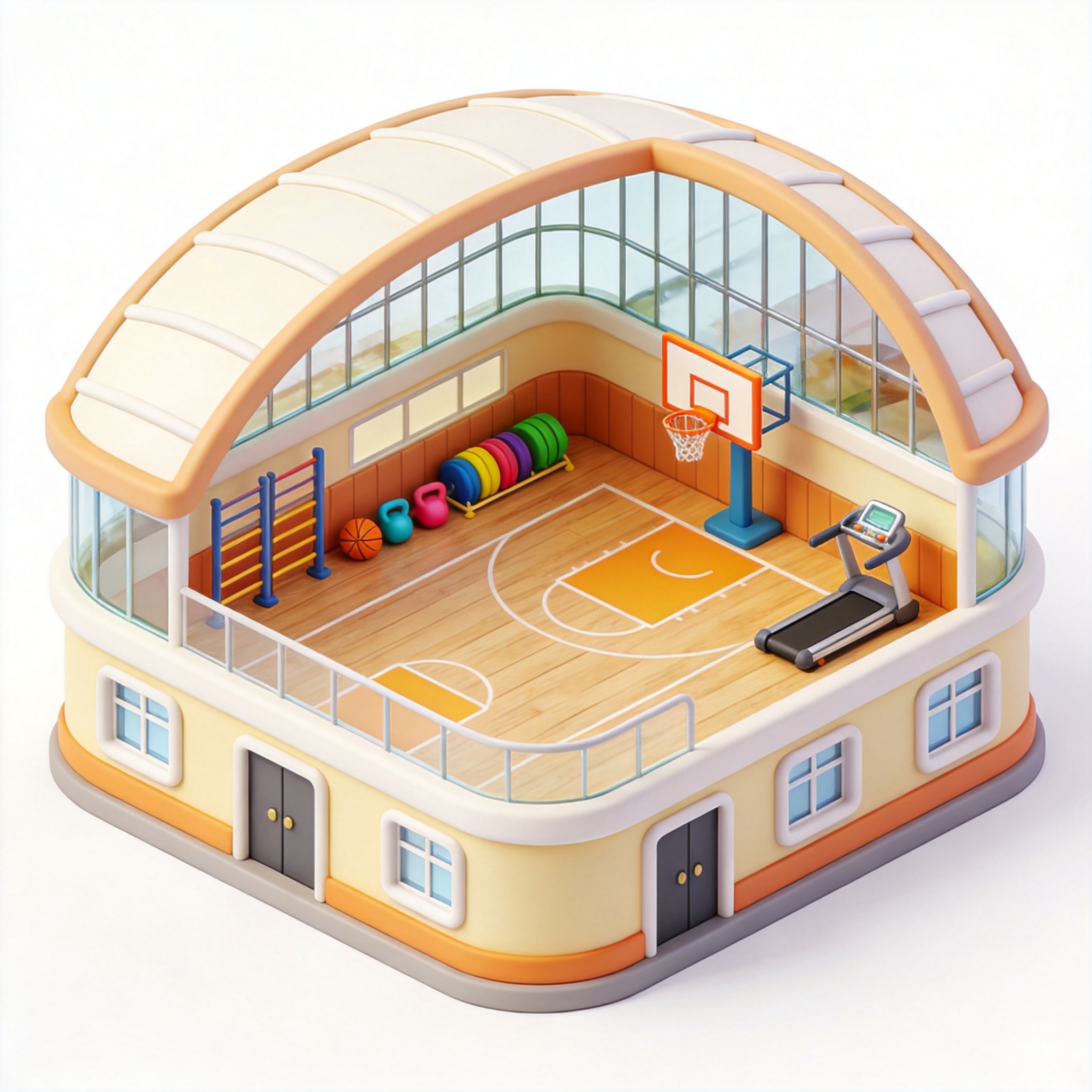 gym (= gymnasium)单词图片