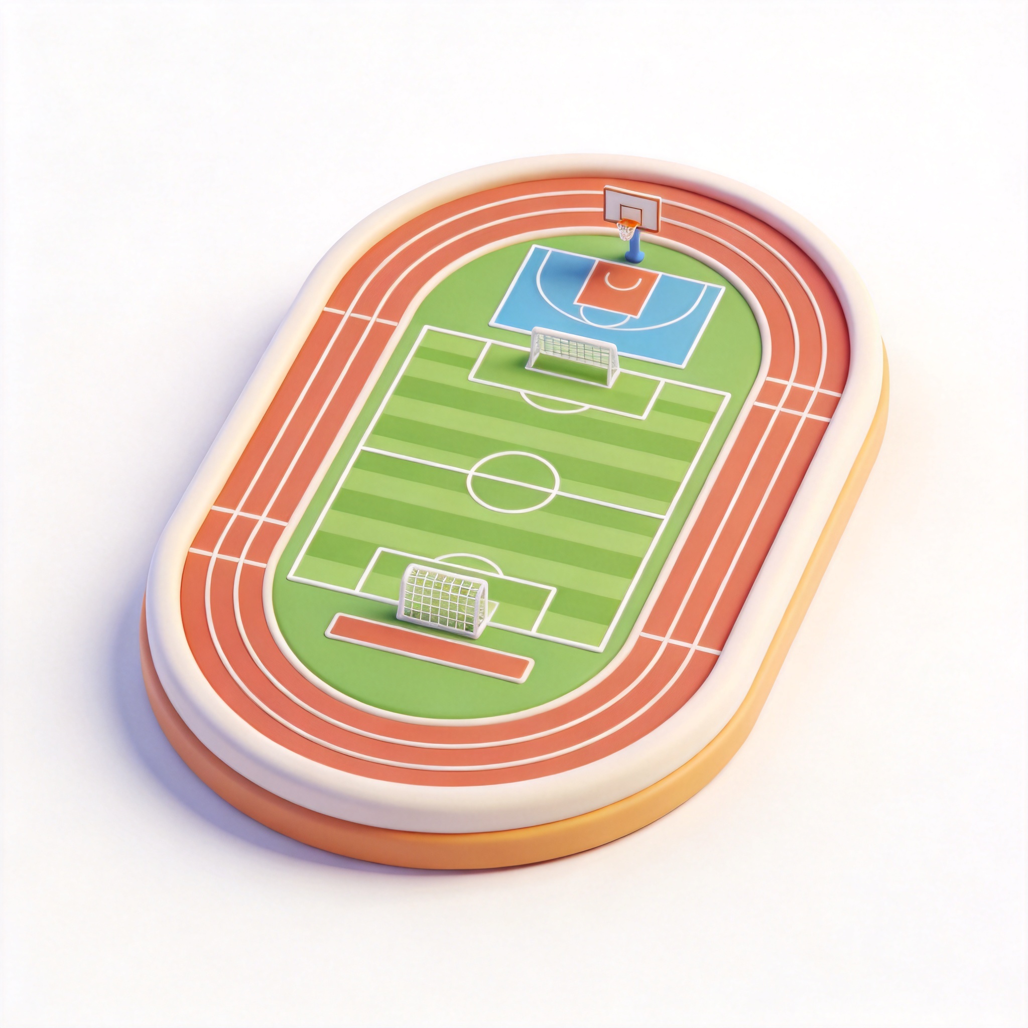 sports ground单词图片