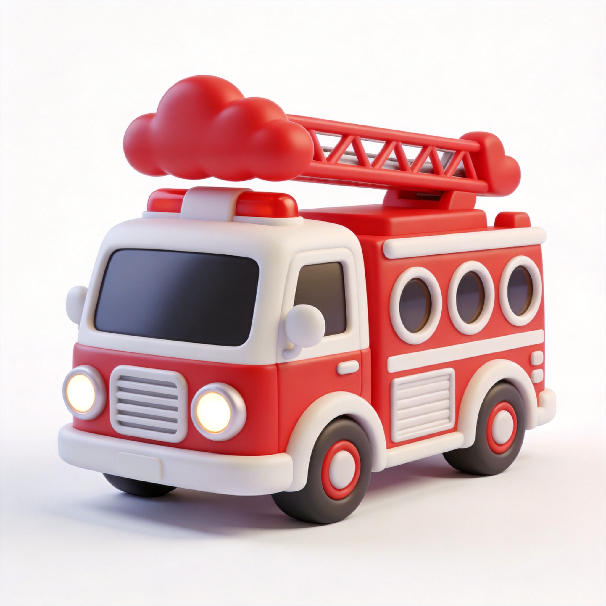 fire engine单词图片