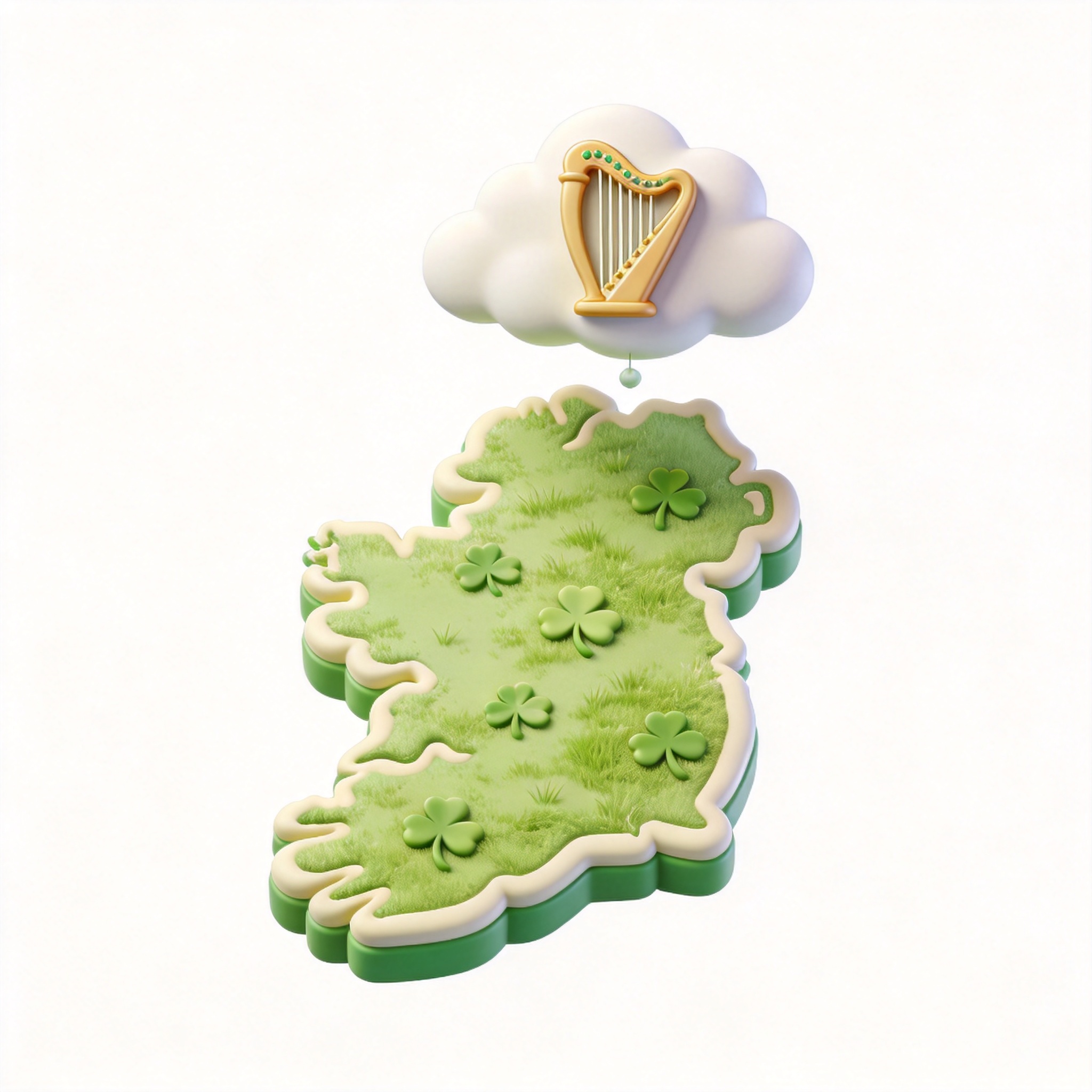 Ireland单词图片