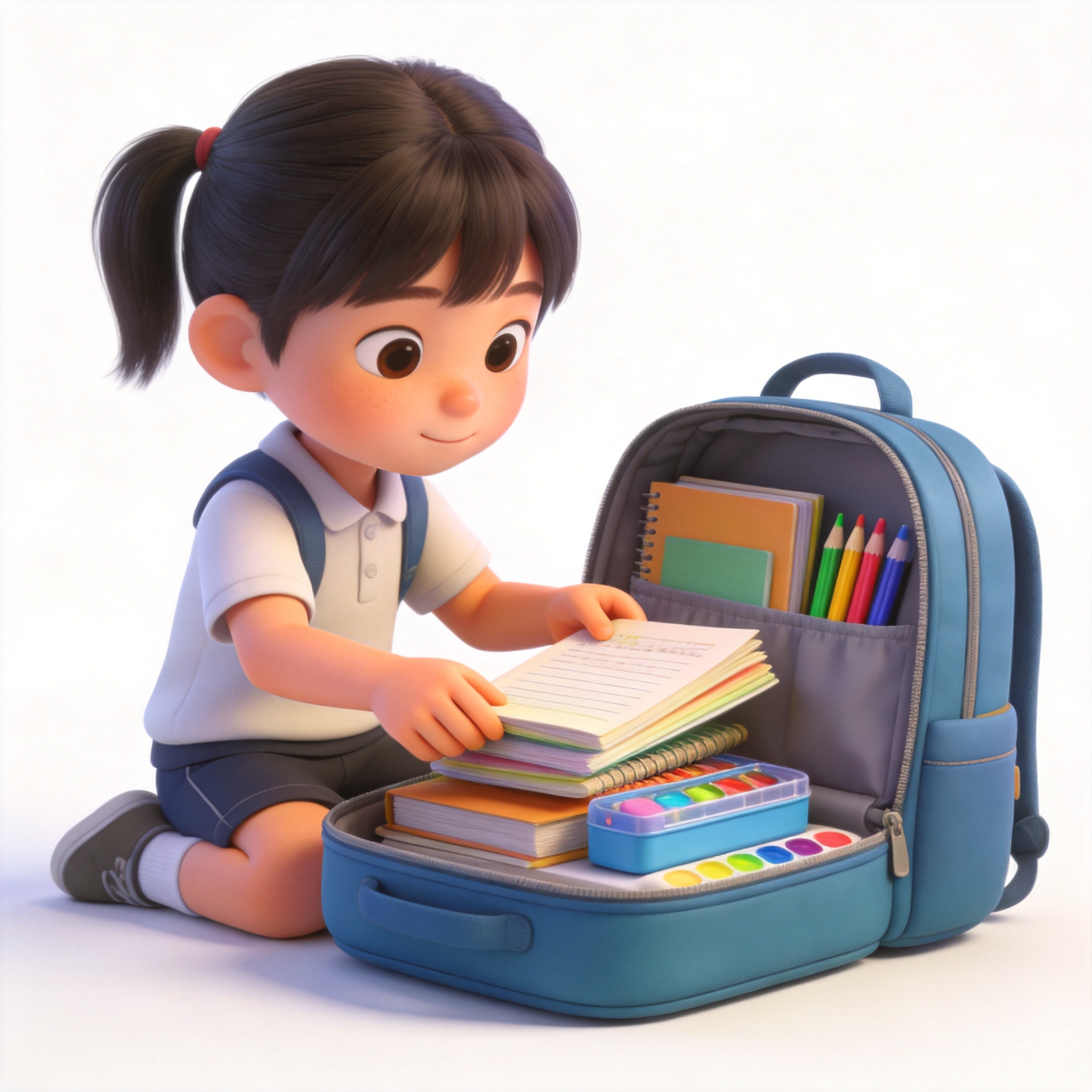 pack my schoolbag单词图片