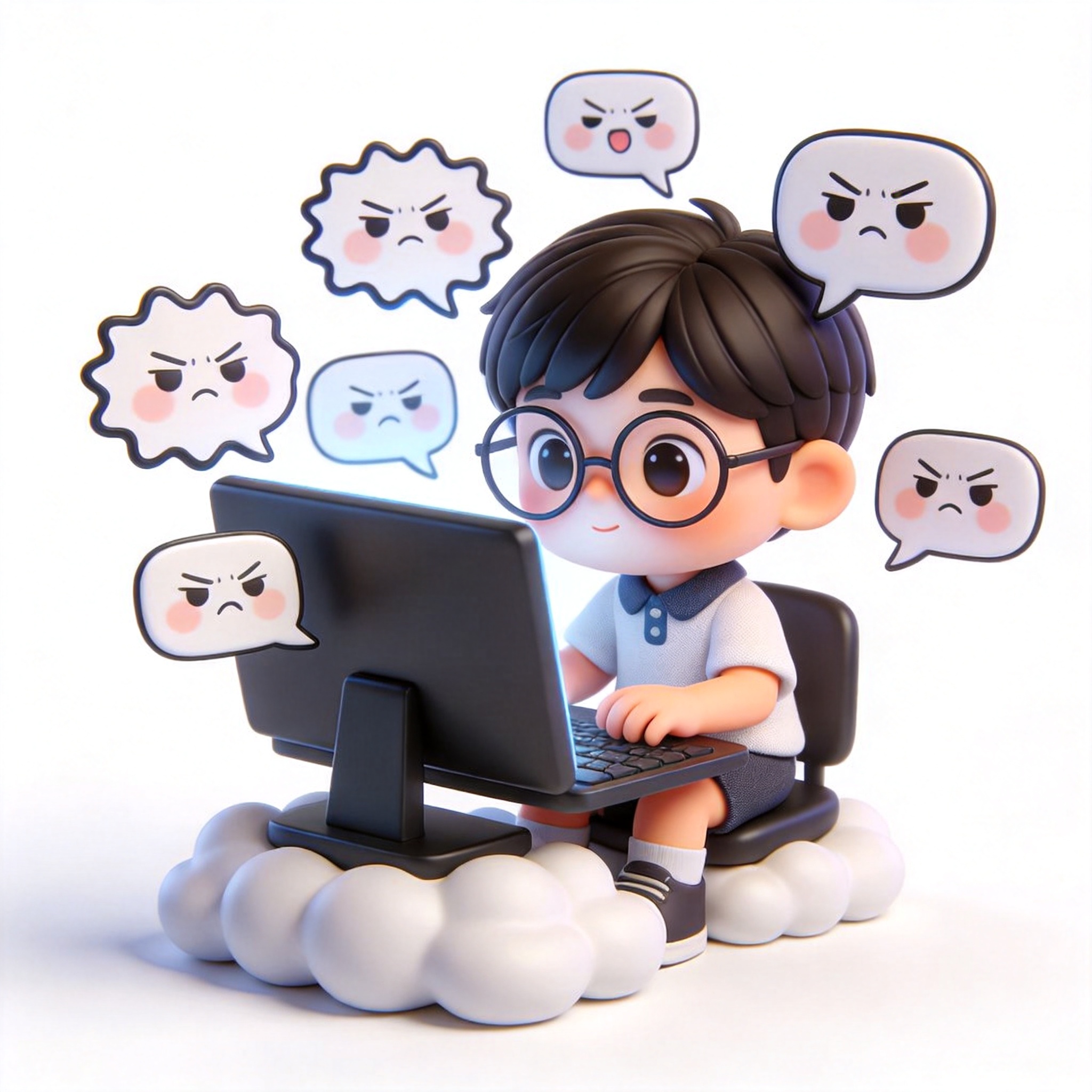 cyberbullying单词图片