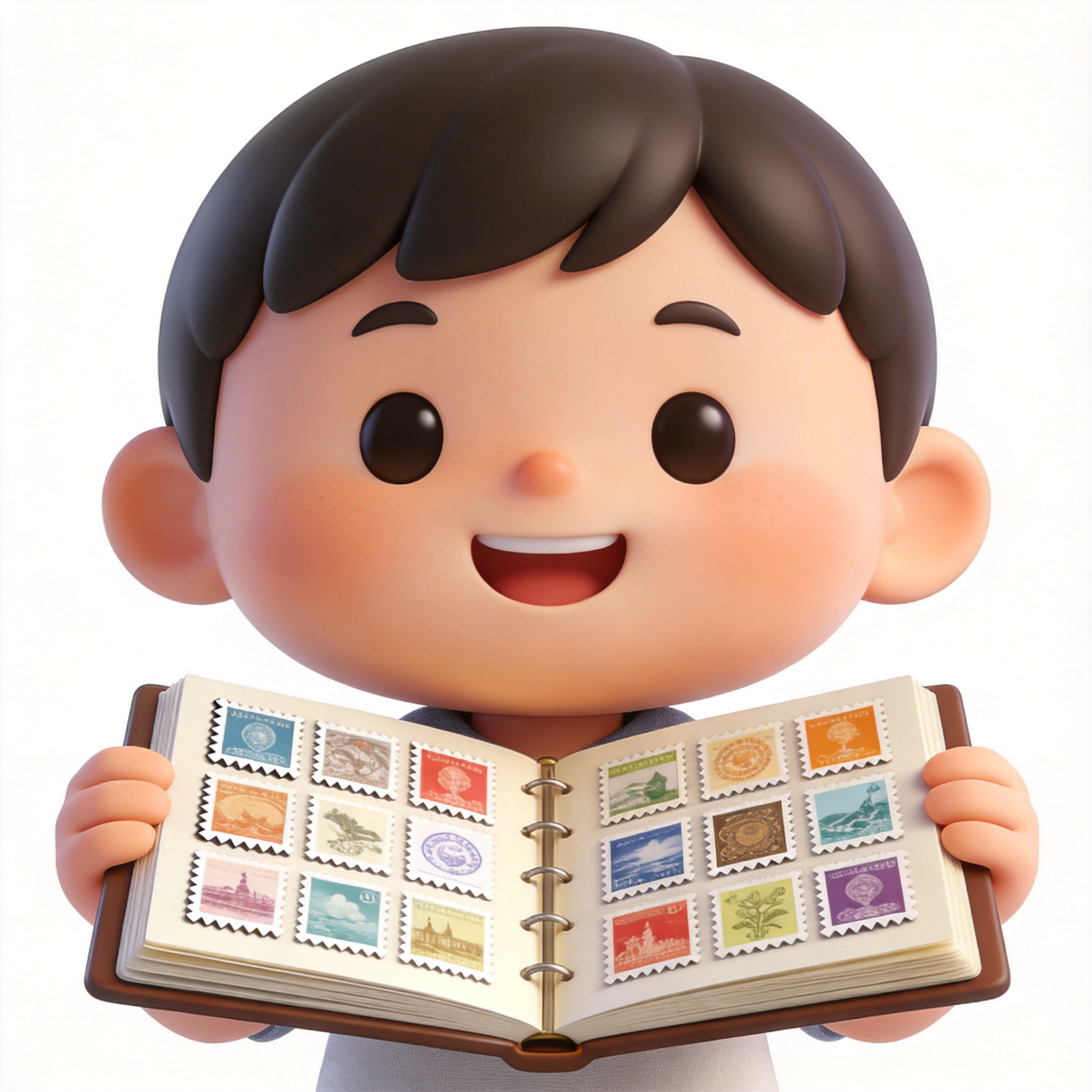 collect stamps单词图片