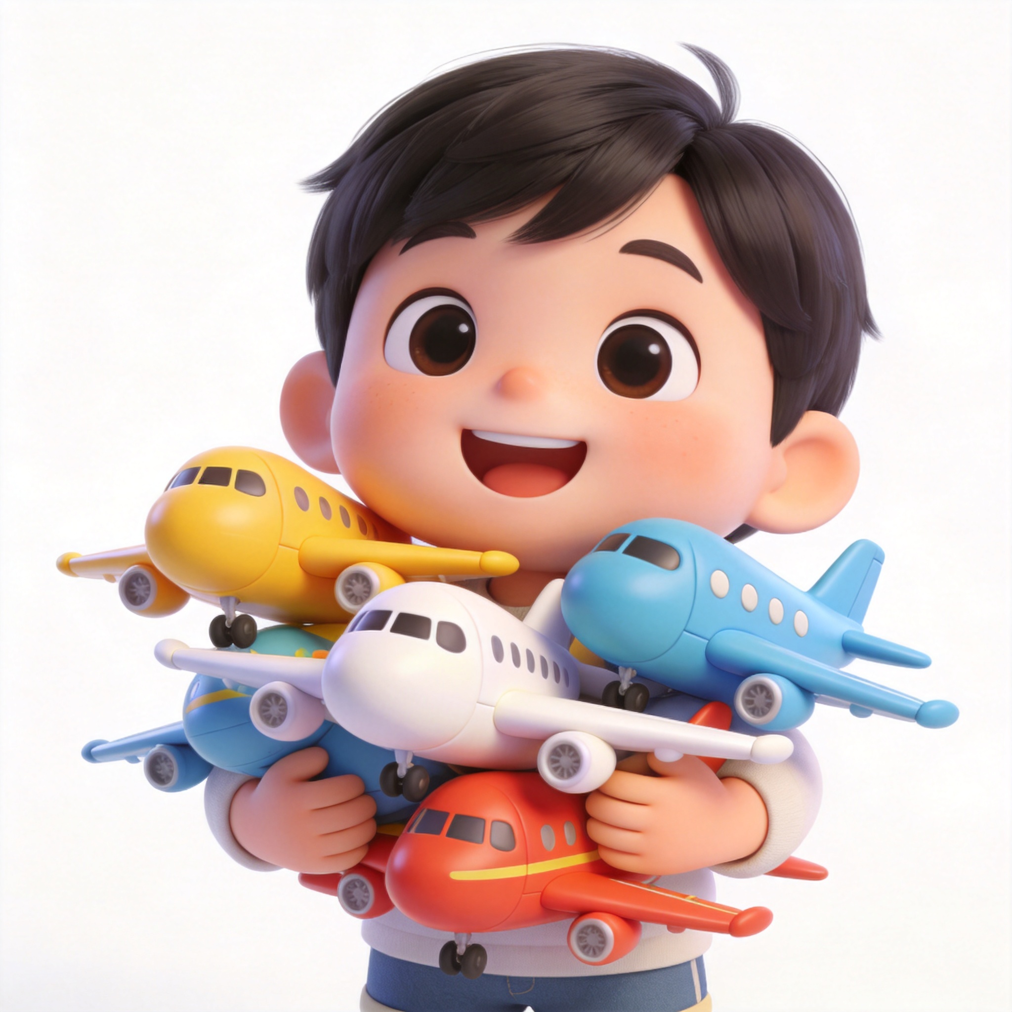 I/We like these/those toy planes.单词图片