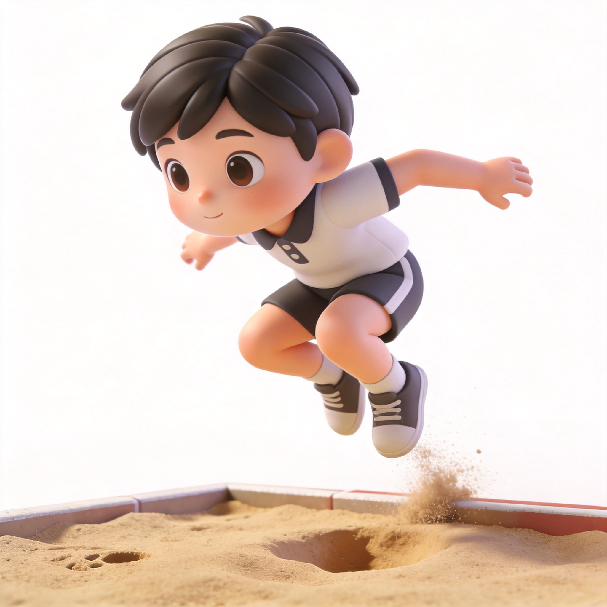 long  jump单词图片