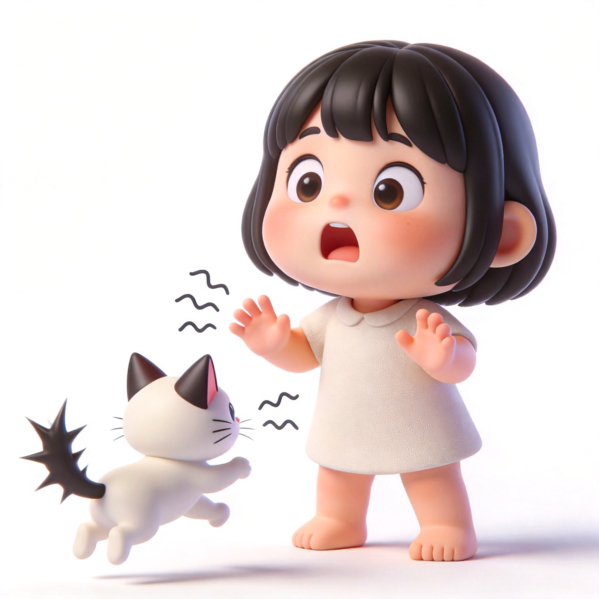 scare off单词图片