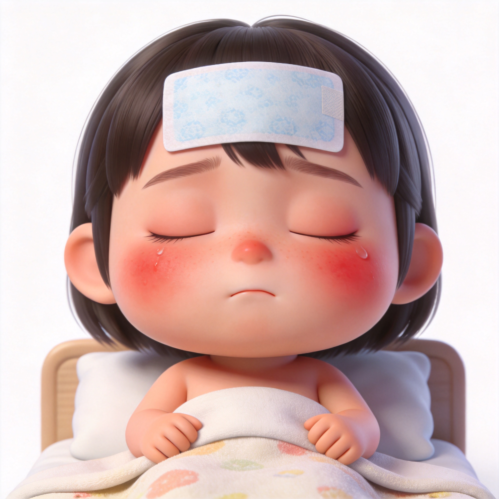 had a fever单词图片