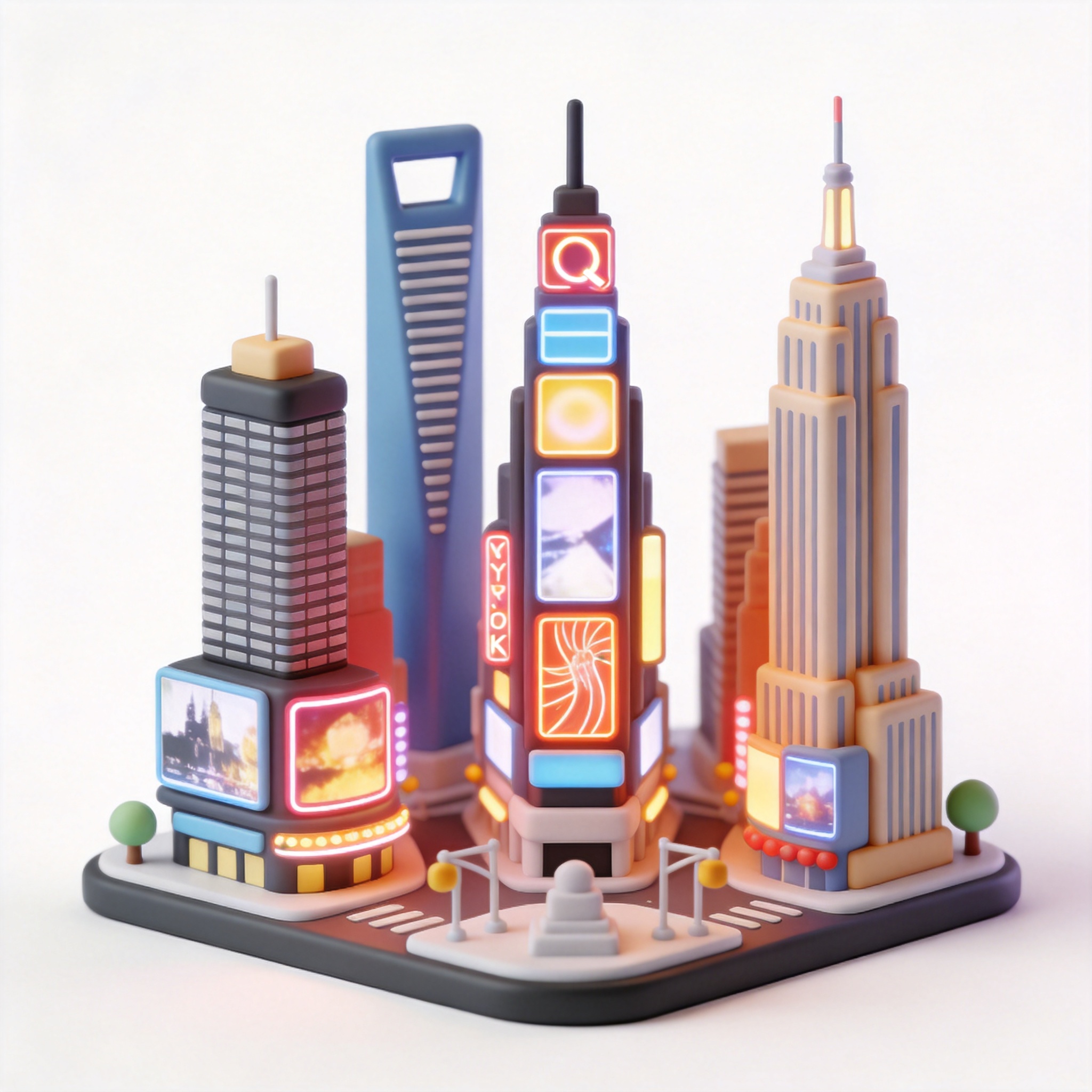 Times Square单词图片