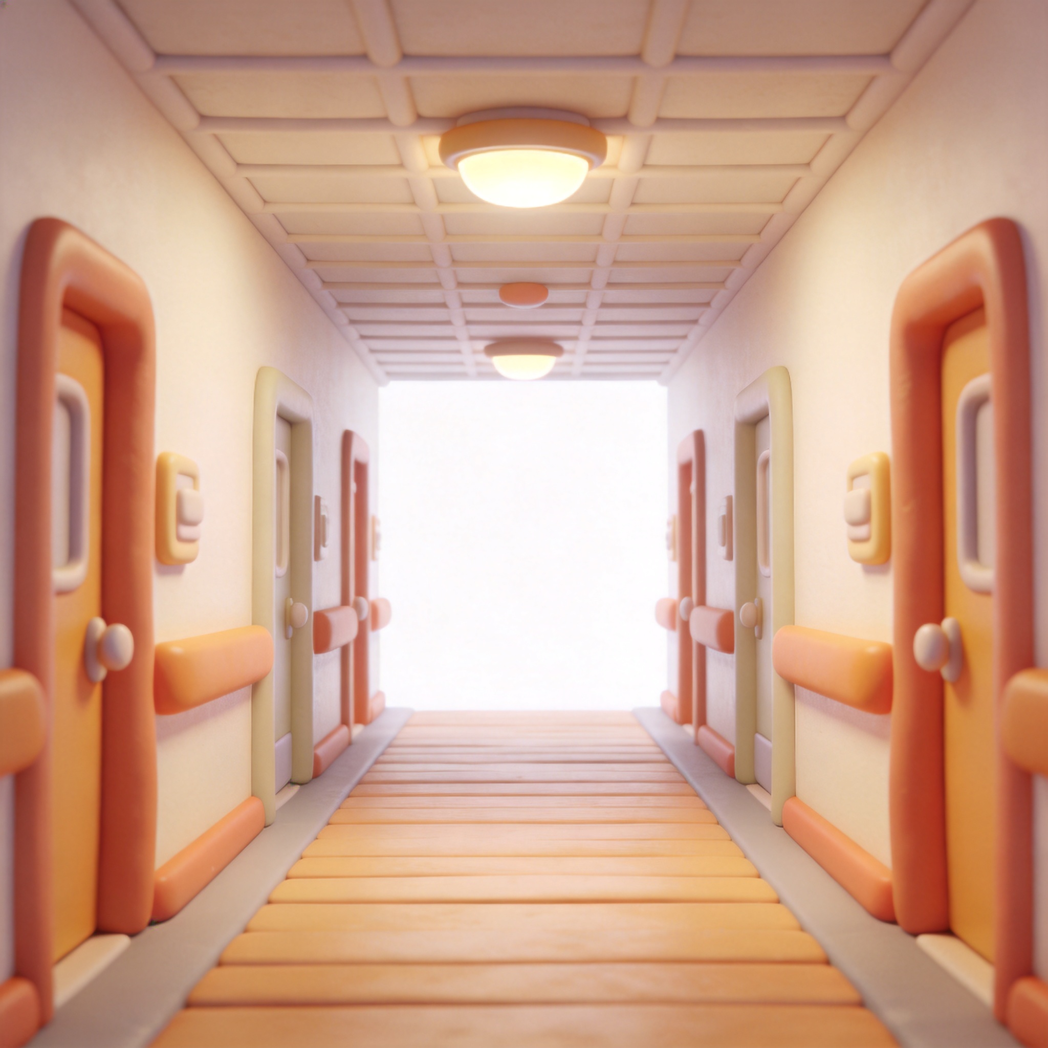hallway单词图片