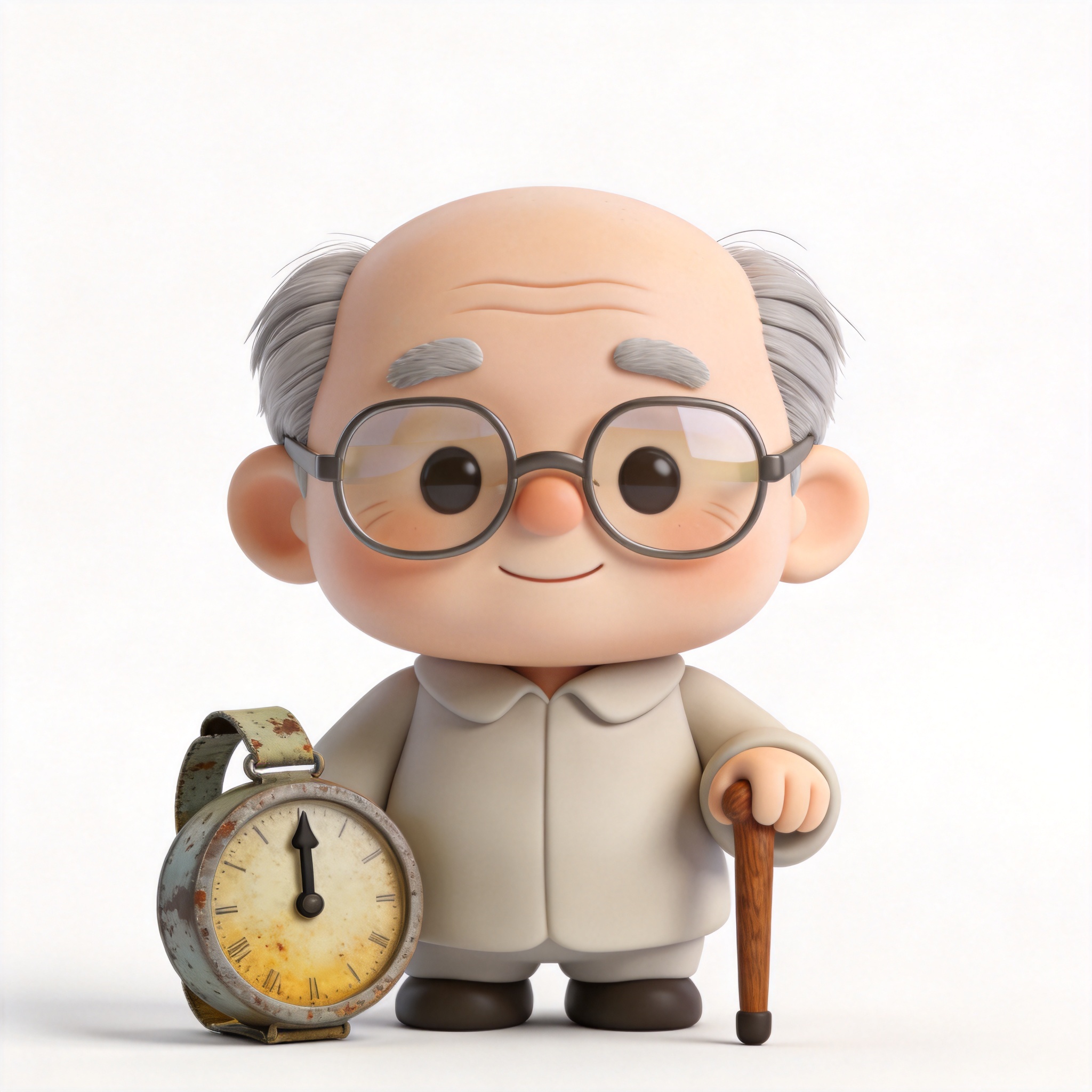 old (older/oldest)单词图片