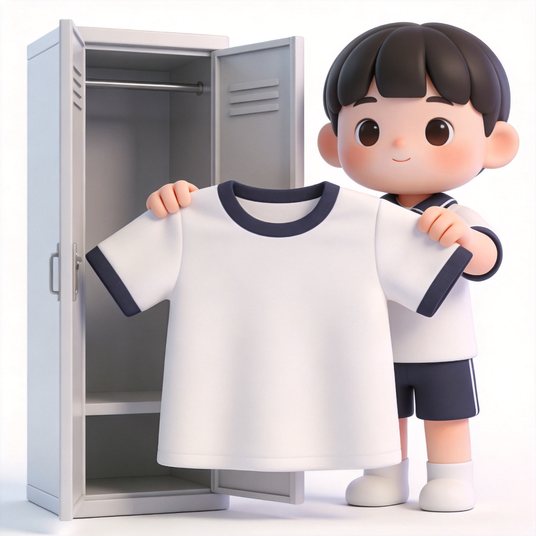 take out a T-shirt单词图片