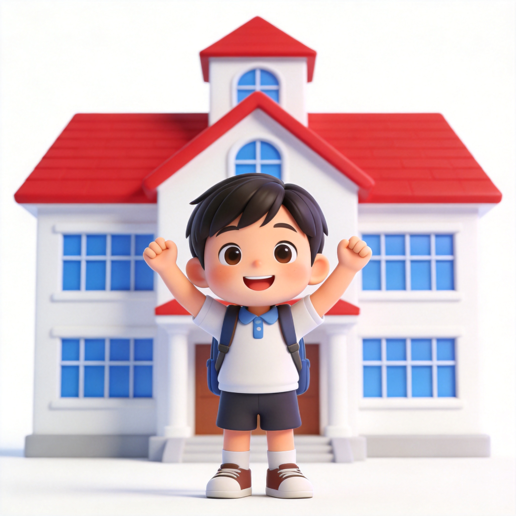 How do you like your new school?单词图片