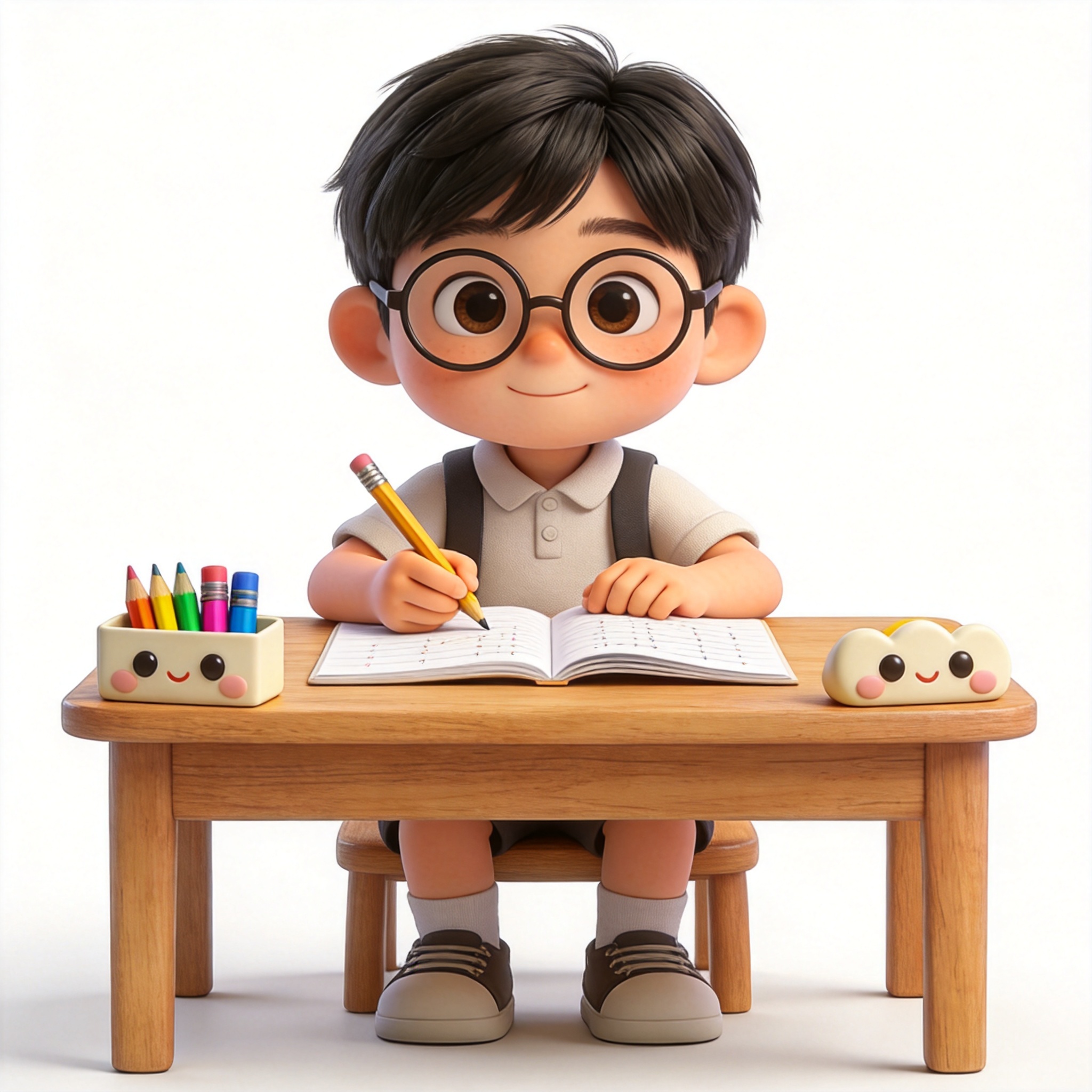 did homework单词图片