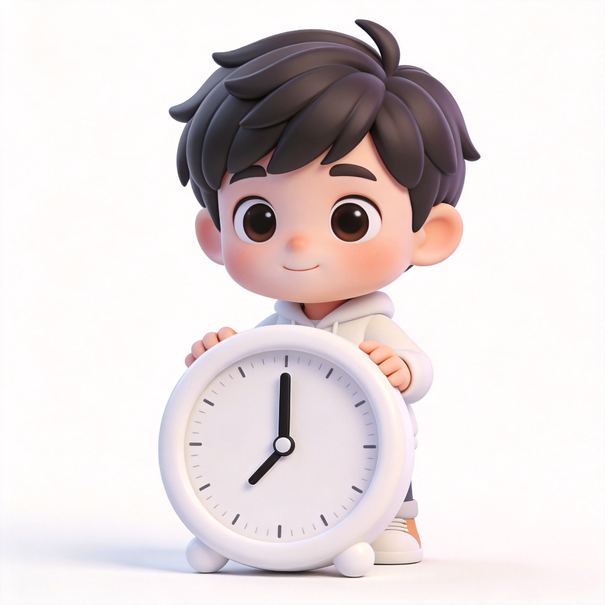 7 o'clock单词图片