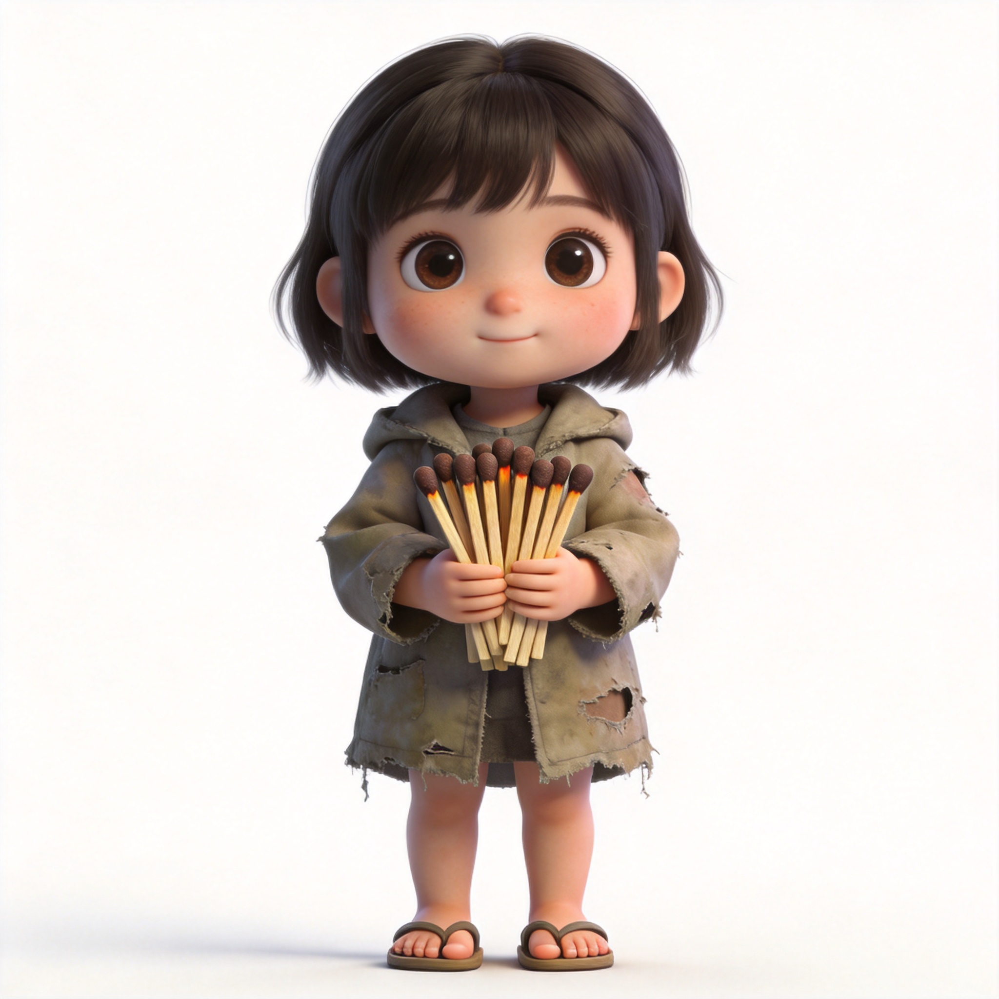 <i>The Little Match Girl</i>单词图片