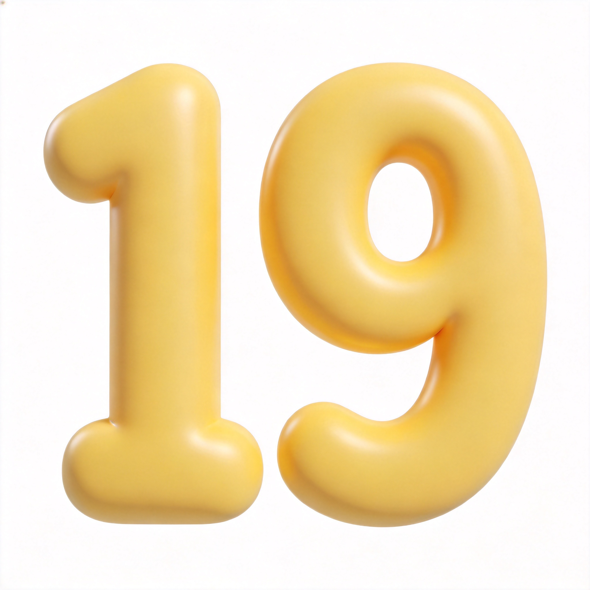 nineteen单词图片