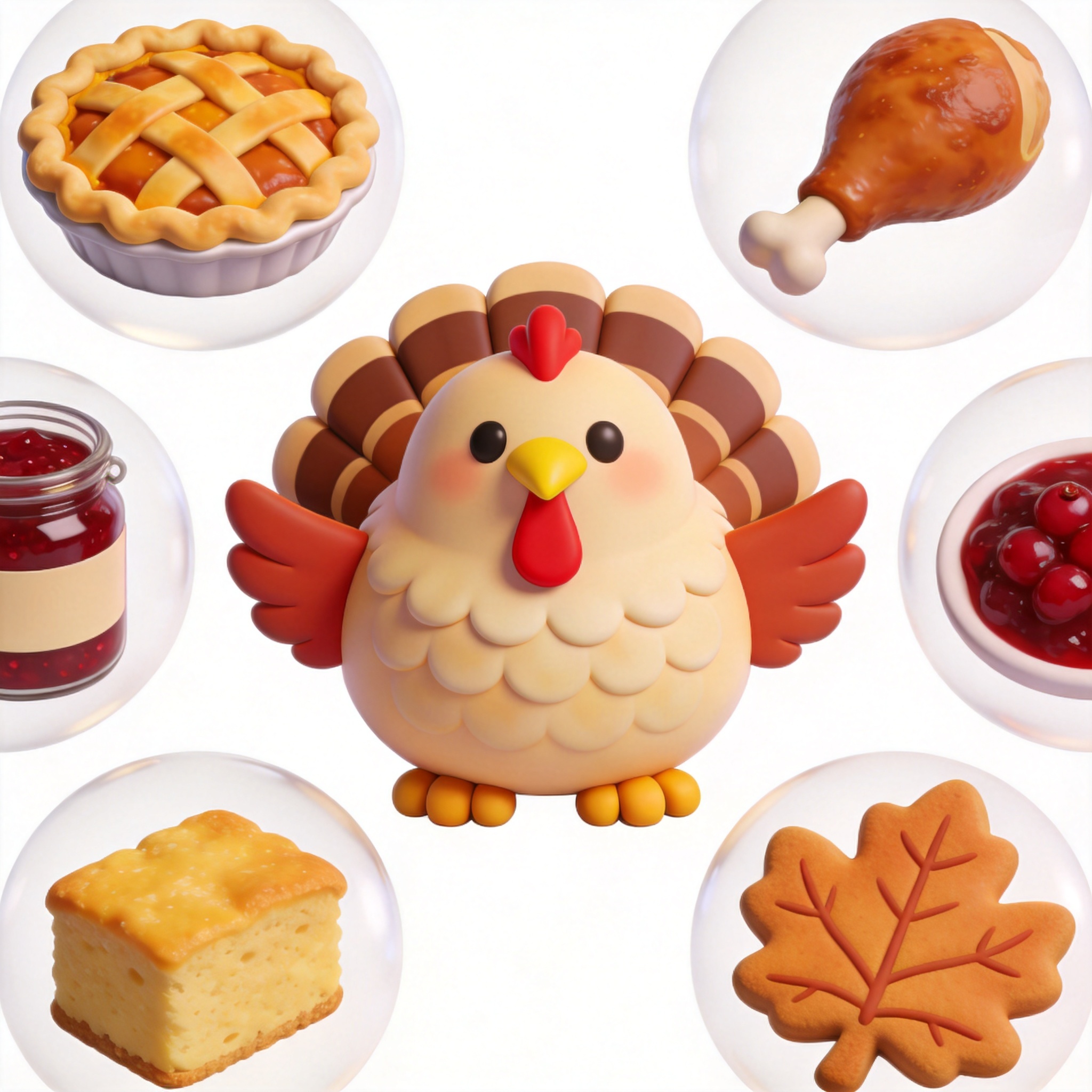 Thanksgiving Day单词图片