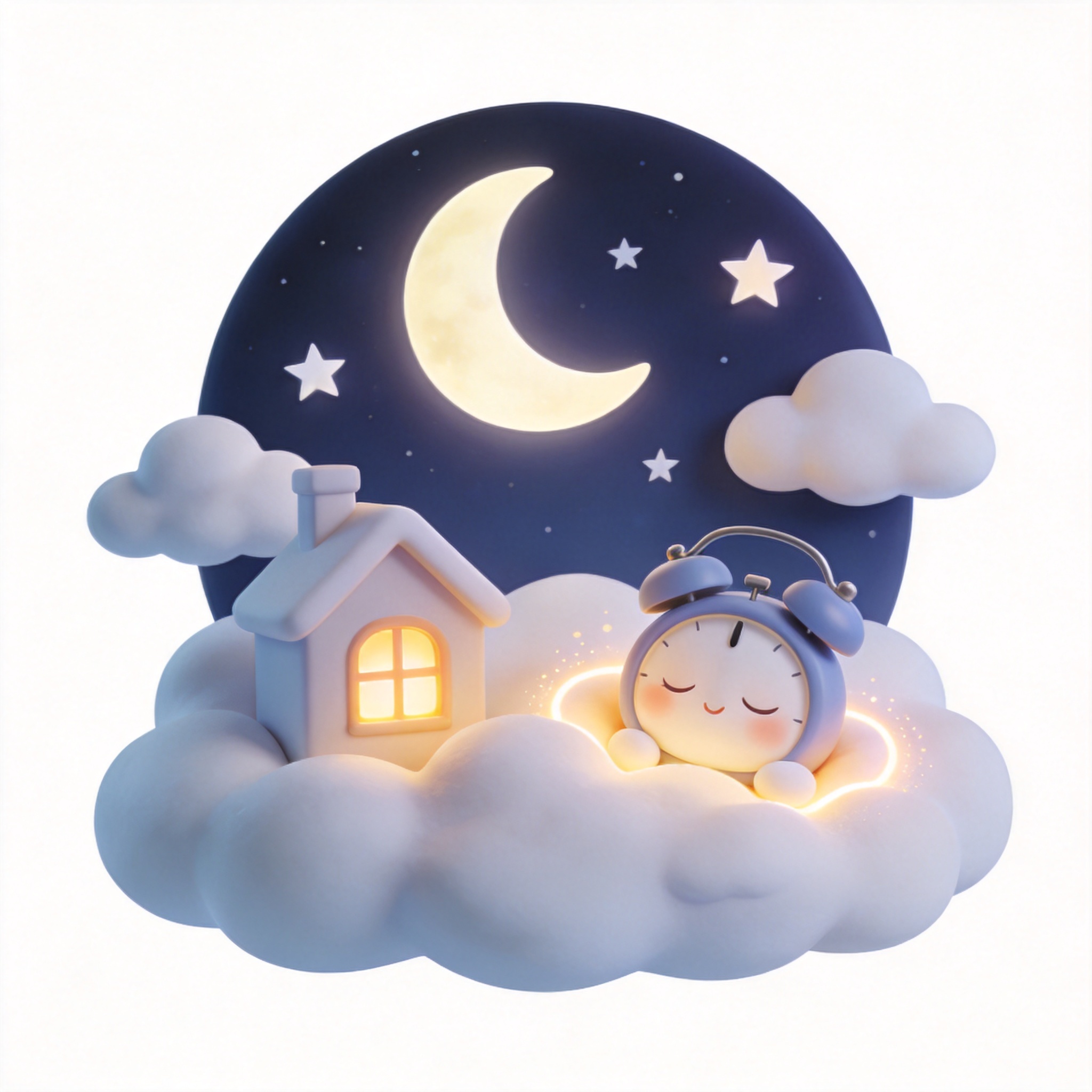 overnight单词图片