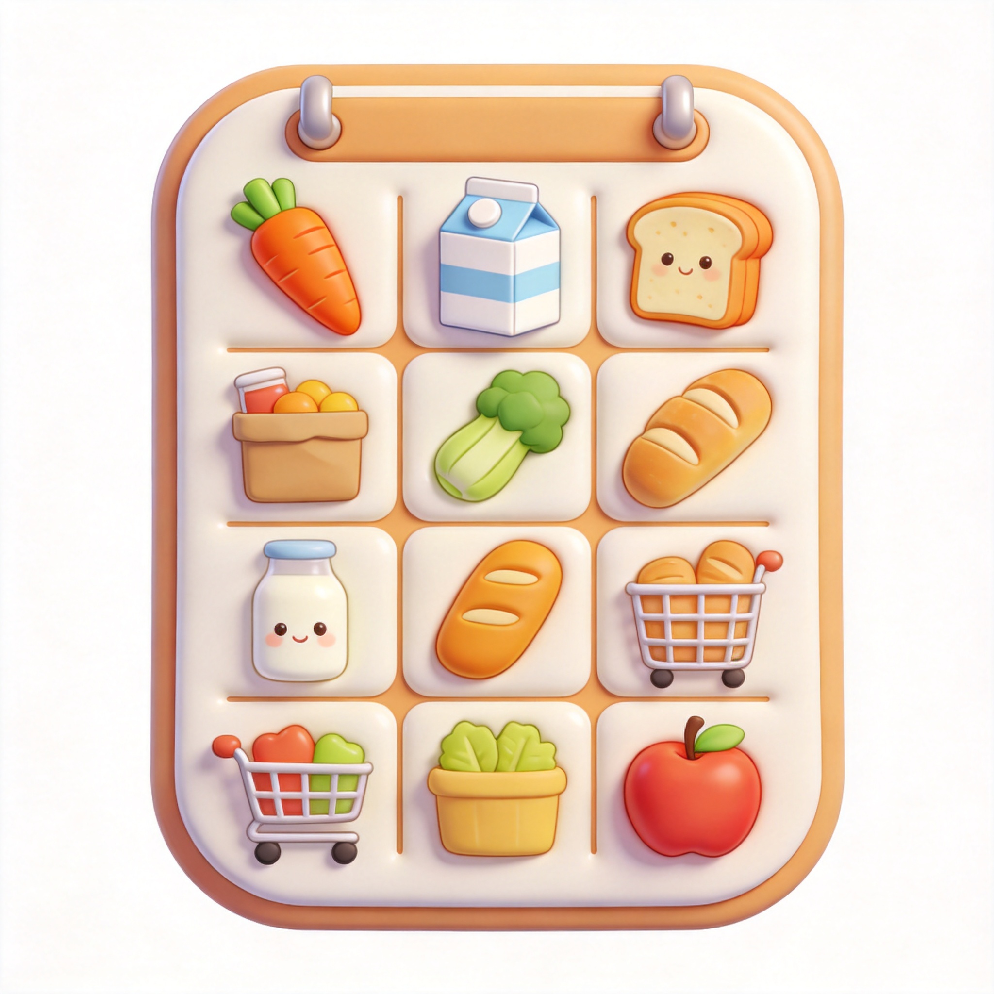 shopping list单词图片