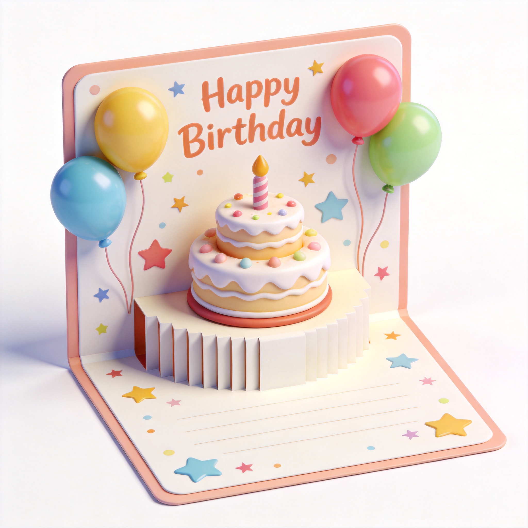 birthday card单词图片