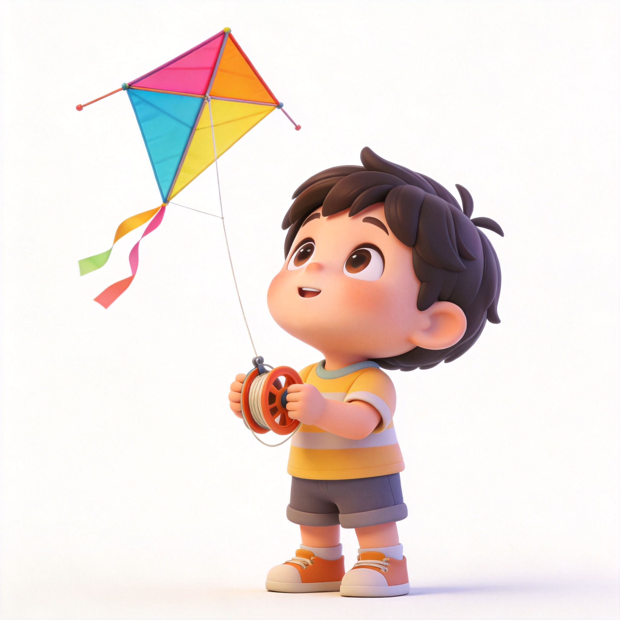 fly a kite单词图片