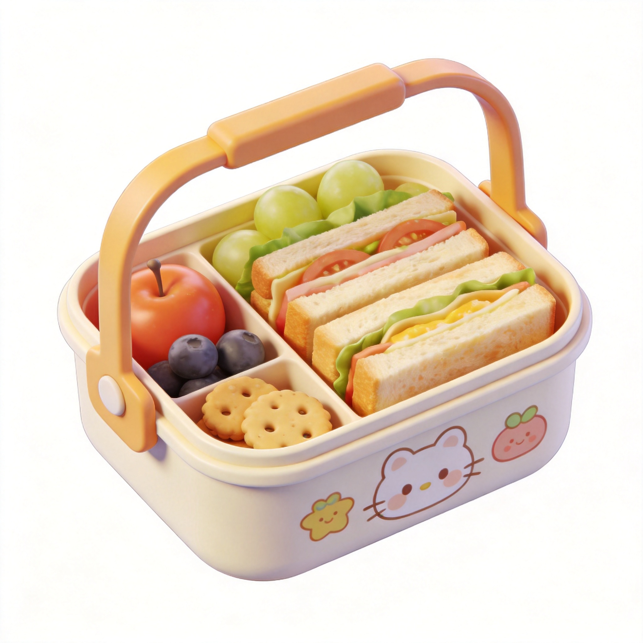 packed lunch单词图片