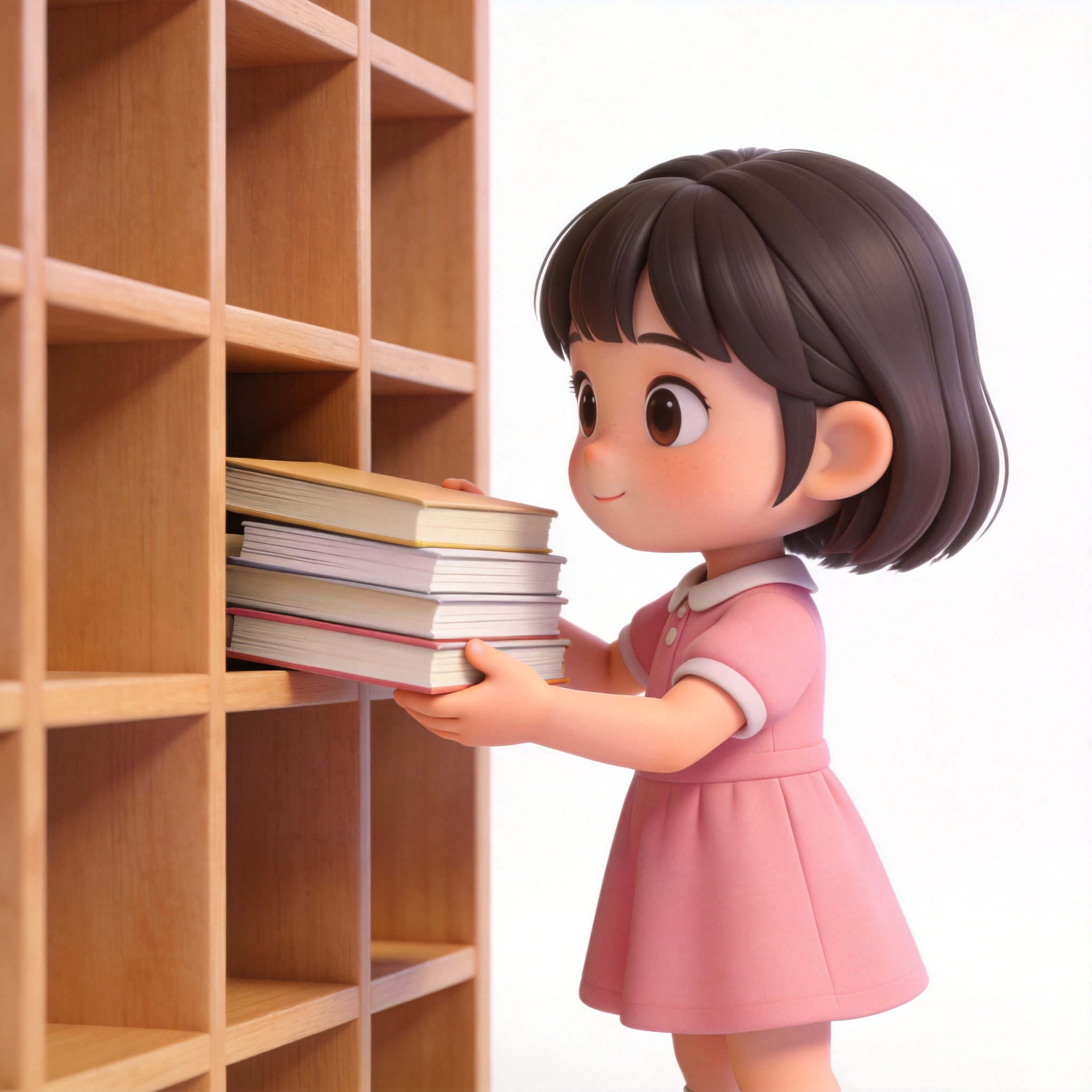 put away books单词图片