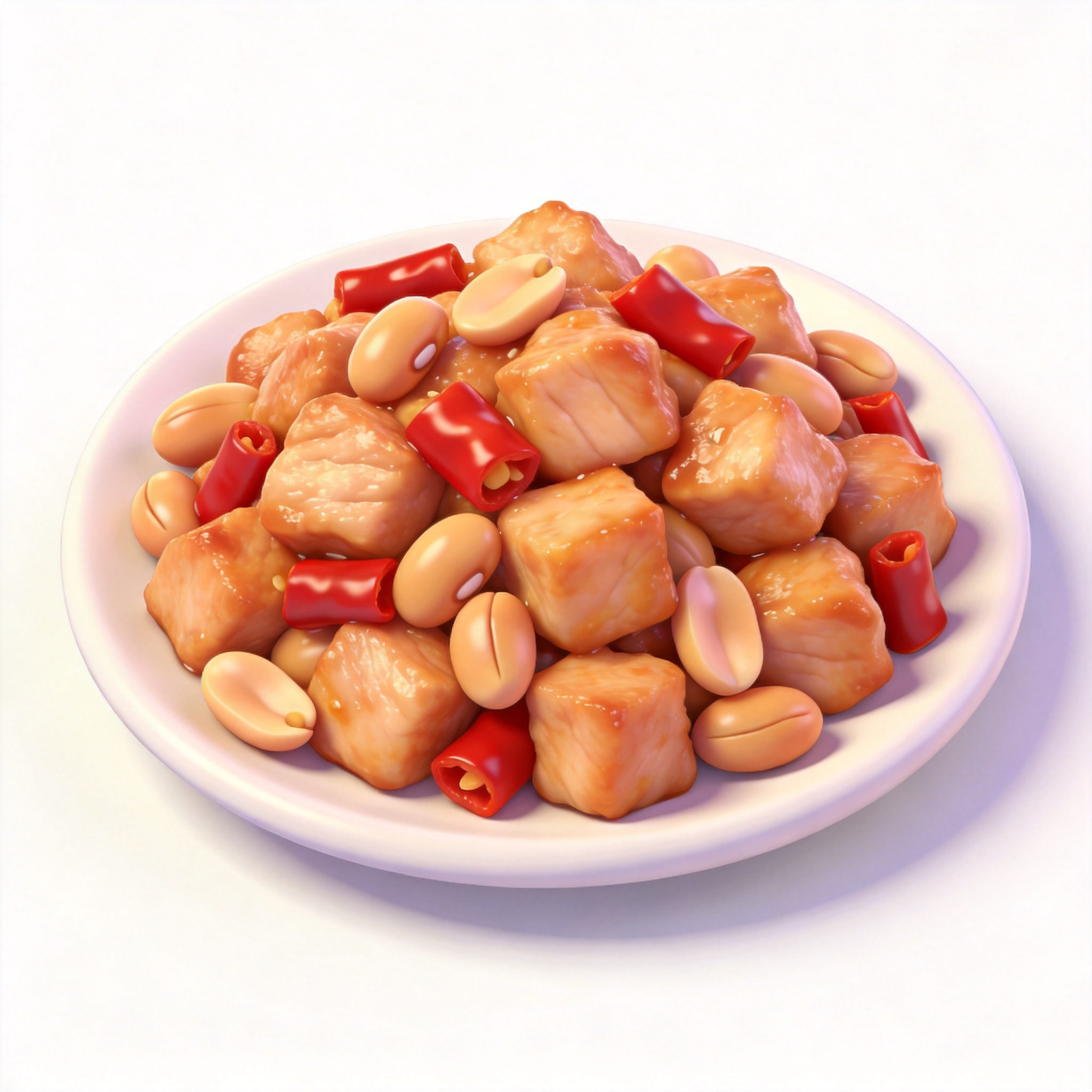 Gongbao chicken单词图片