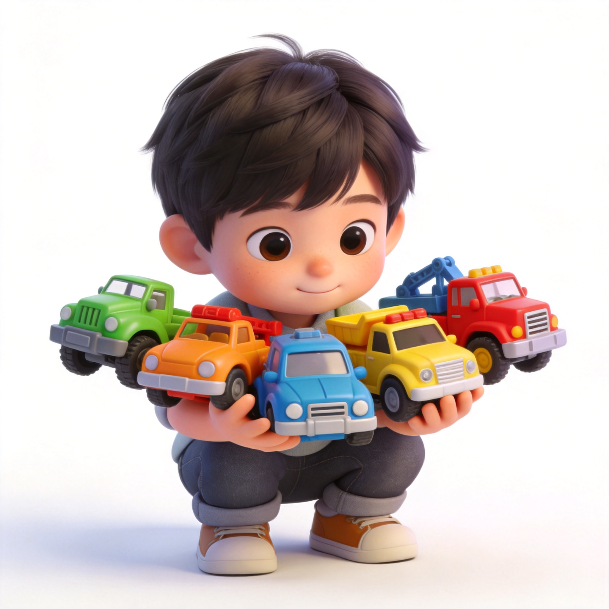 collect toy cars单词图片