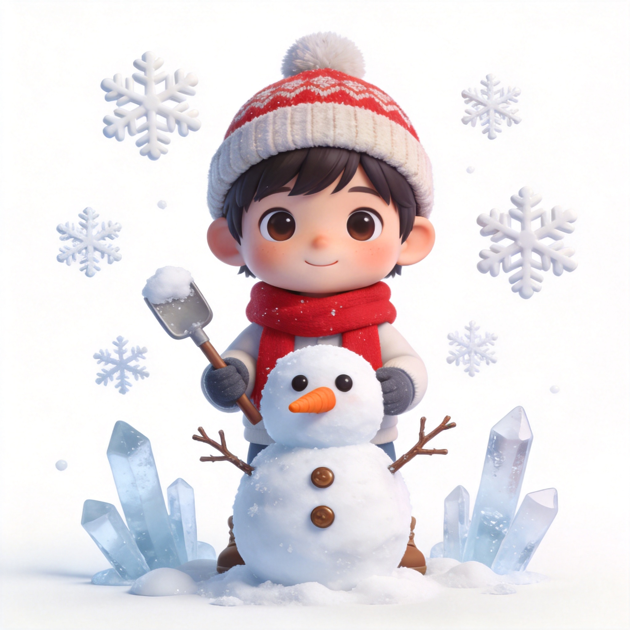 winter holiday单词图片
